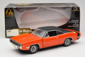 Dodge Charger R/T Orange & Schwarz American Muscle 1:18 39314 Metall – Bild 8 von 8