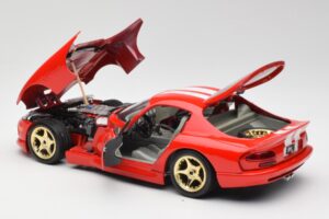 Dodge Viper GTS Rot Bburago 1:18 3075 Metall – Bild 5 von 8
