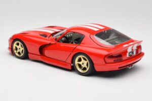 Dodge Viper GTS Rot Bburago 1:18 3075 Metall – Bild 7 von 8