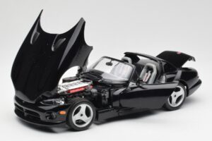 Dodge Viper RT/10 Schwarz Bburago 1:18 3065 Metall – Bild 2 von 8