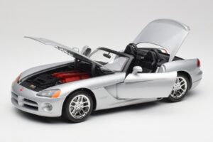 Dodge Viper SRT-10 Bright Silber Bburago 1:18 34908 Metall – Bild 2 von 8