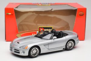 Dodge Viper SRT-10 Bright Silber Bburago 1:18 34908 Metall – Bild 8 von 8