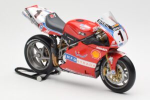 Ducati 998R WSB #1 T. Bayliss Ducati Infostrada 2002 Minichamps 1:12 122021201 Metall – Bild 4 von 6