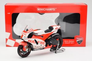 Ducati Desmosedici GP11 #8 H. Barbera Ducati MotoGP Team MotoGP 2011 Minichamps 1:12 123110008 Metall – Bild 6 von 6