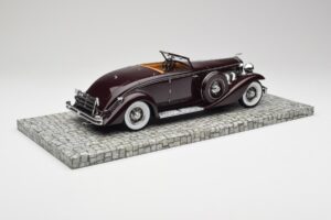 Duesenberg SJN Convertible Coupe Burgund Minichamps 1:18 107150331 Metall – Bild 5 von 6