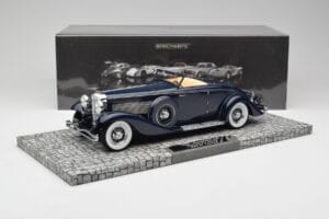 Duesenberg SJN Convertible Coupe Midnight Blue Minichamps 1:18 107150332 Metall – Bild 6 von 6