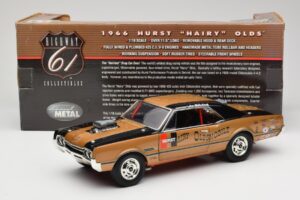 Oldsmobile 442 Hurst Hairy Olds Twin-Engine 4WD 1966 Highway 61 1:18 50089 Metall – Bild 8 von 8