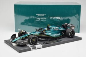 Aston Martin AMR23 #14 F. Alonso 3rd Place Saudi Arabian GP 2023 Minichamps 1:18 117230214 Metall – Bild 7 von 7