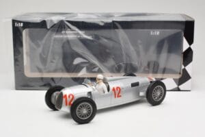 Auto Union Type C #12 H. Stuck Hungarian GP Budapest 1936 Minichamps 1:18 155361012 Metall – Bild 6 von 6