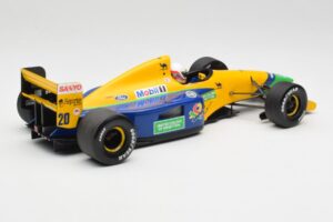 Benetton B191 #19 M. Schumacher F1 1991 Minichamps 1:18 100910119 Metall – Bild 2 von 6
