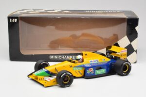 Benetton B191 #19 M. Schumacher F1 1991 Minichamps 1:18 100910119 Metall – Bild 6 von 6