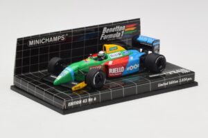 Benetton Ford B188 #19 A. Nannini Race Car 1988 Minichamps 1:43 400890119 Metall – Bild 2 von 4