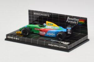 Benetton Ford B188 #19 A. Nannini Race Car 1988 Minichamps 1:43 400890119 Metall – Bild 3 von 4