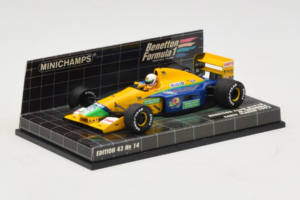 Benetton B191B Ford #20 M. Brundle Early Season F1 1992 Minichamps 1:43 400920120 Metall – Bild 2 von 5