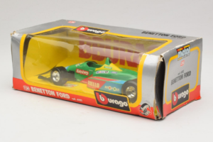 Benetton B190 Ford #20 N. Piquet F1 1990 Bburago 1:24 6102 Metall – Bild 3 von 3