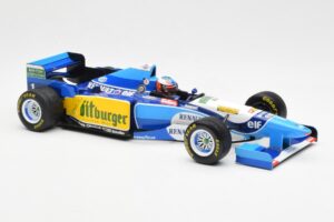 Benetton B195 Renault #1 M. Schumacher Winner Japanese GP 1995 Minichamps 1:18 510953401 Metall – Bild 4 von 6