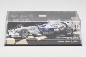 BMW Sauber F1.08 #5 N. Heidfeld Showcar 2008 Minichamps 1:43 400080083 Metall – Bild 5 von 5