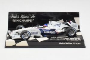 BMW Sauber F1.06 J. Villeneuve Wedding Edition F1 2006 Minichamps 1:43 400060117 Metall
