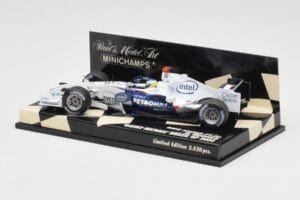 BMW Sauber F1.06 #16 N. Heidfeld Brazilian GP 2006 Minichamps 1:43 400060316 Metall – Bild 3 von 5