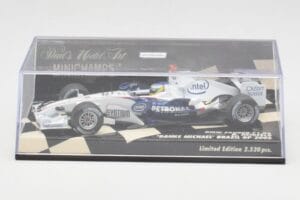 BMW Sauber F1.06 #16 N. Heidfeld Brazilian GP 2006 Minichamps 1:43 400060316 Metall – Bild 5 von 5