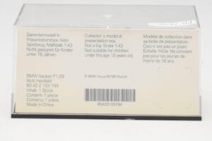 BMW Sauber F1.09 #6 N. Heidfeld F1 2009 v2 Minichamps 1:43 80422155795 Metall – Bild 4 von 5