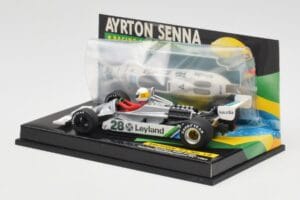 Brabham BMW BT52B A. Senna Test Car Paul Ricard 14 November 1983 Minichamps 1:43 540834399 Metall – Bild 3 von 5