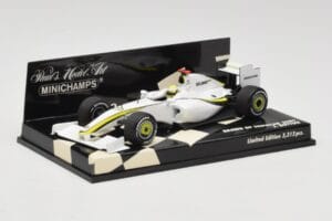 Brawn GP Mercedes BGP001 #22 J. Button Showcar 2009 Minichamps 1:43 400090092 Metall – Bild 2 von 5