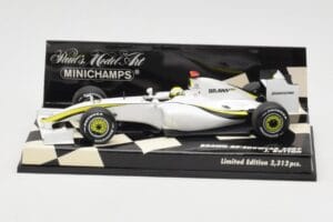 Brawn GP Mercedes BGP001 #22 J. Button Showcar 2009 Minichamps 1:43 Brawn GP Mercedes BGP001 #22 J. Button Showcar 2009 Minichamps 1:43 400090092 Metall