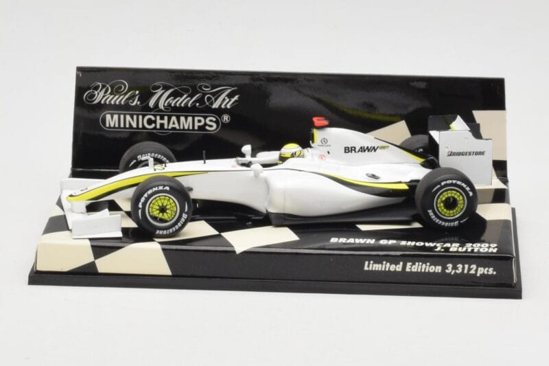 Brawn GP Mercedes BGP001 #22 J. Button Showcar 2009 Minichamps 1:43 400090092 Metall