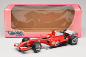 Ferrari 248 F1 #5 M. Schumacher German GP Hockenheimring 2006 Hot Wheels 1:18 J2887 Metall – Bild 6 von 6