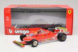 Ferrari 312T4 #12 G. Villeneuve South African Grand Prix 1979 Bburago 1:18 18-16814 Metall – Bild 6 von 6