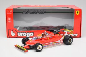 Ferrari 312T4 #12 G. Villeneuve United States Grand Prix East Winner 1979 Bburago 1:18 18-16814-18-01546 Metall – Bild 6 von 6