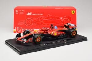 Ferrari SF-24 #16 C. Leclerc Emilia Romagna Grand Prix 2024 Bburago 1:18 18-16821-L-IMOLA-SHOWCASE Metall – Bild 7 von 7