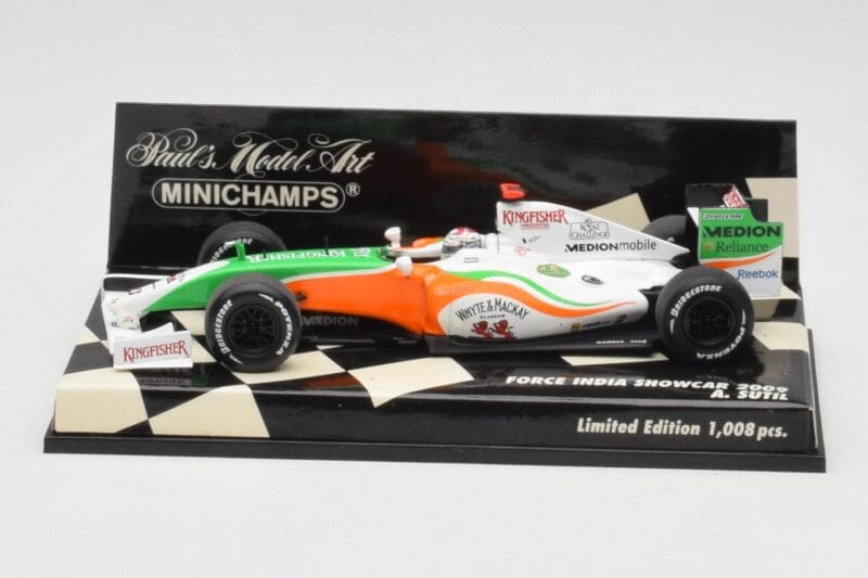 Force India Mercedes VJM02 #20 A. Sutil Showcar 2009 Minichamps 1:43 400090090 Metall