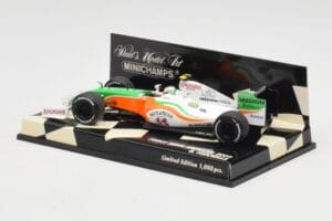 Force India Mercedes VJM02 #21 G. Fisichella Showcar 2009 Minichamps 1:43 400090091 Metall – Bild 3 von 5
