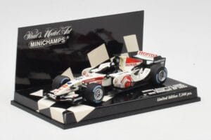 Honda RA106 #12 J. Button Hungarian GP Winner F1 2006 Minichamps 1:43 400060112 Metall – Bild 2 von 5