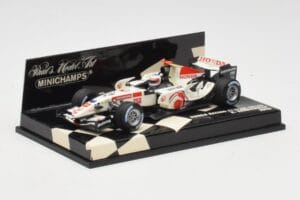 Honda RA106 #11 R. Barrichello F1 2006 Minichamps 1:43 400060011 Metall – Bild 2 von 5
