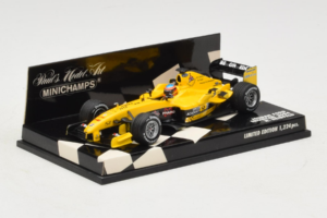 Jordan EJ14 Ford #18 N. Heidfeld Jordan Ford F1 Team Showcar 2004 Minichamps 1:43 400040088 Metall – Bild 2 von 5