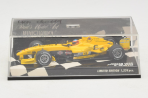 Jordan EJ14 Ford #18 N. Heidfeld Jordan Ford F1 Team Showcar 2004 Minichamps 1:43 400040088 Metall – Bild 4 von 5