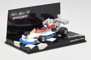 March Ford 751 #28 M. Donohue Race Car 1975 Minichamps 1:43 430750028 Metall – Bild 2 von 5