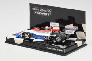 March Ford 751 #28 M. Donohue Race Car 1975 Minichamps 1:43 430750028 Metall – Bild 3 von 5