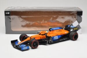 McLaren MCL35M #4 L. Norris Pole Position Russian GP 2021 Minichamps 1:18 530213404 Metall – Bild 7 von 7