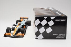 McLaren MCL35M #4 L. Norris Monaco GP 2021 Minichamps 1:18 530212404 Metall – Bild 7 von 7