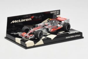 McLaren Mercedes MP4-23 #23 H. Kovalainen Showcar 2008 Minichamps 1:43 530084393 Metall – Bild 2 von 5