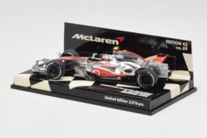 McLaren Mercedes MP4-23 #23 H. Kovalainen Showcar 2008 Minichamps 1:43 530084393 Metall – Bild 3 von 5