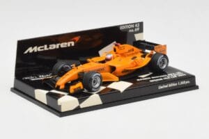 McLaren Mercedes MP4-20 G. Paffett Test Car 2006 Minichamps 1:43 530064395 Metall – Bild 2 von 5