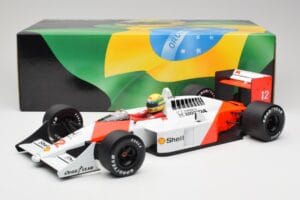 McLaren Honda MP4/4 Marlboro #12 A. Senna F1 World Champion 1988 Minichamps 1:12 540881212 Metall – Bild 6 von 6