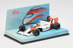 McLaren MP4/5 T. Sato Demonstration Run 2002 Minichamps 1:43 518020102 Metall – Bild 2 von 5