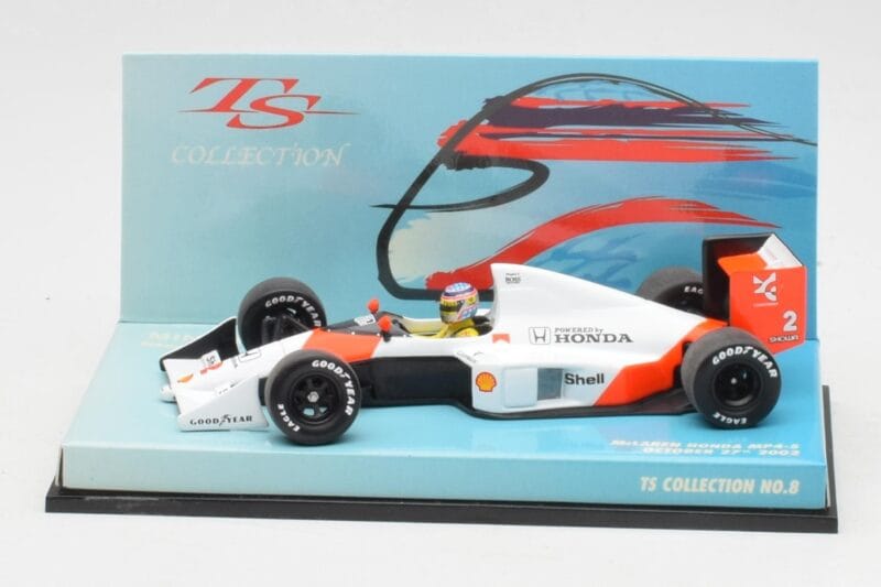 McLaren MP4/5 T. Sato Demonstration Run 2002 Minichamps 1:43 518020102 Metall