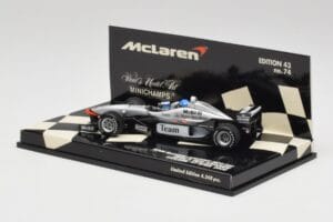 McLaren MP4/98T 2-Seater M. Hakkinen / E. Hakkinen F1 2000 Minichamps 1:43 530984378 Metall – Bild 3 von 4